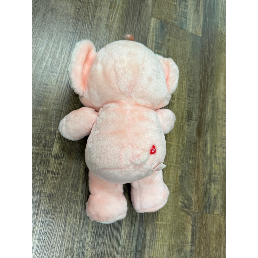 Vintage 1984 Kenner Care Bears Cousins Lotsa Heart Elephant Plush Pink 13" Tag - Picture 5 of 12